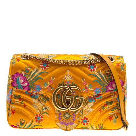 gucci marmont bag yellow|authentic gucci marmont crossbody bag.